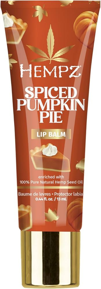 Hempz Pie Lip Balm, Nourishing Lip Care, Spiced Pumpkin,.44 fl.oz. | Amazon (US)
