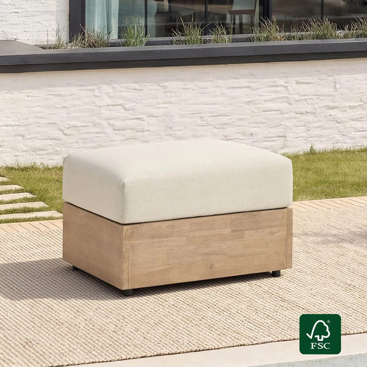 Clover Ottoman | Deep Comfort Outdoor Lounge | Chita