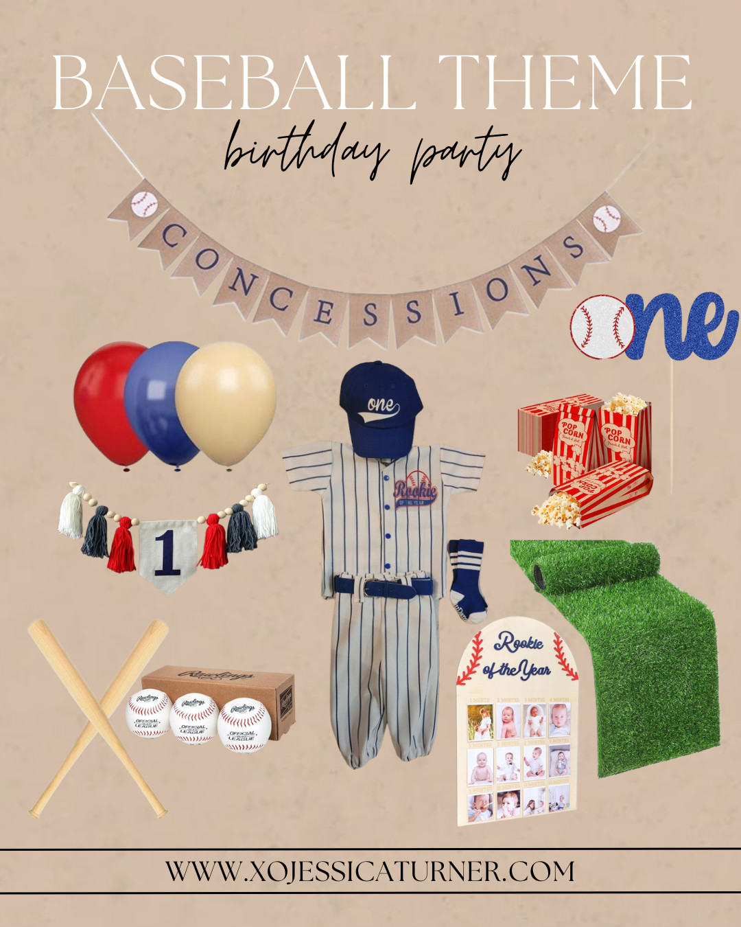 Baseball theme baby/toddler boy birthday party. 

#rookieyear  

 

#LTKParties #LTKBaby #LTKKids