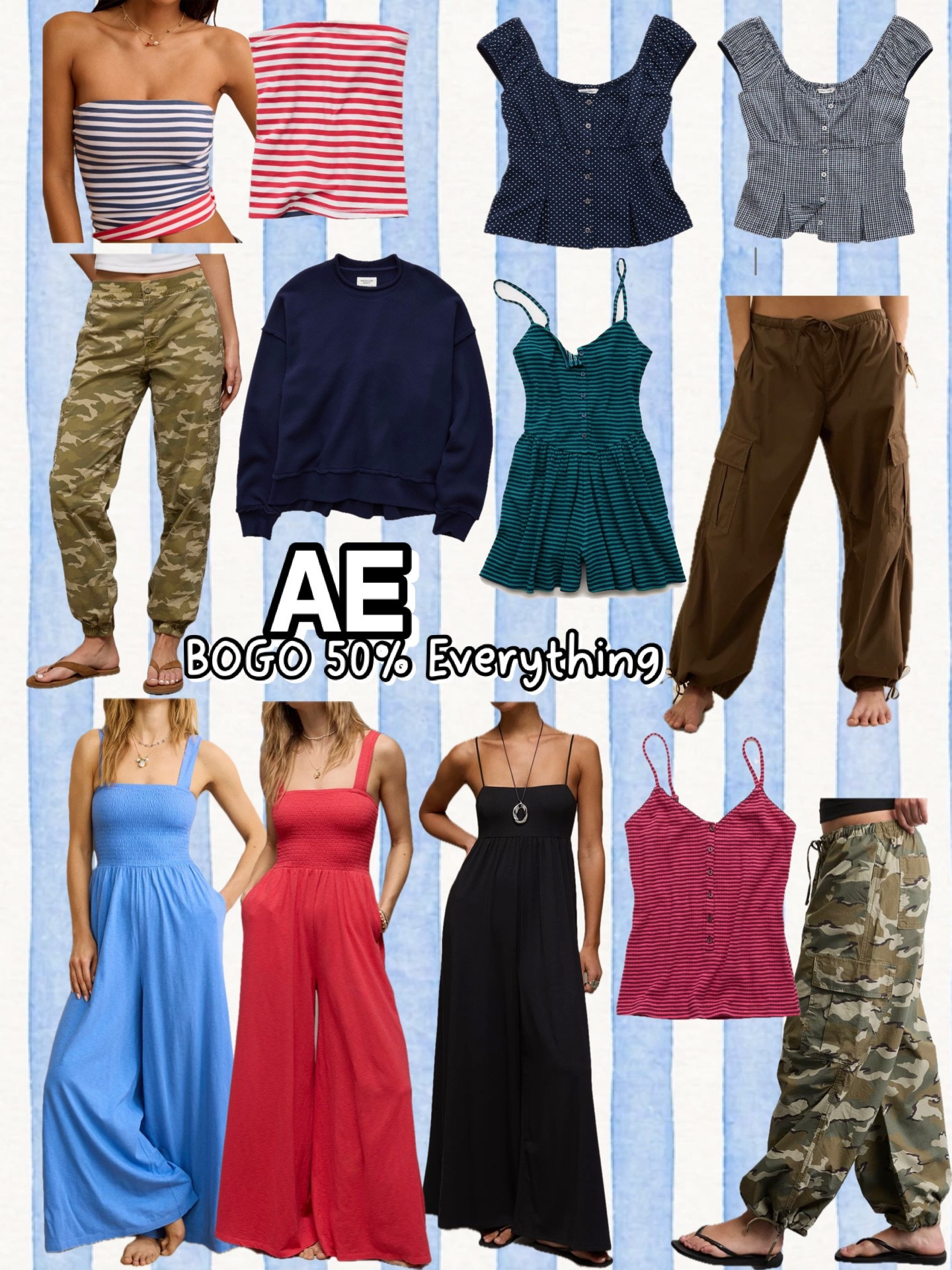 Buy one get one 50% off Everything @americaneagle

#LTKSaleAlert