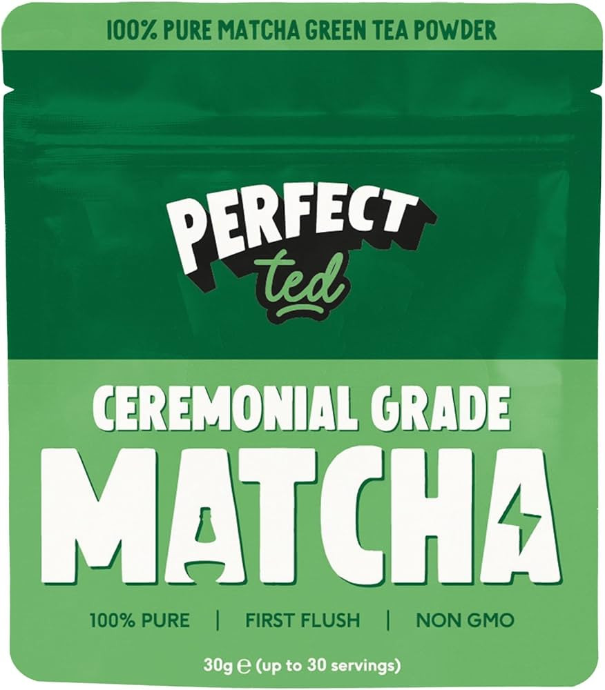 PerfectTed Matcha Powder, Ceremonial Grade Japanese, 30g (30 Servings), Perfect for Lattes & Smoo... | Amazon (UK)