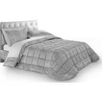 Modern Comforter Set. Silver Comforter. Elegant Bedding Set, Silver Python Fabric, Modern Minimalist Style, Grey Set.italian Bedding | Etsy (US)