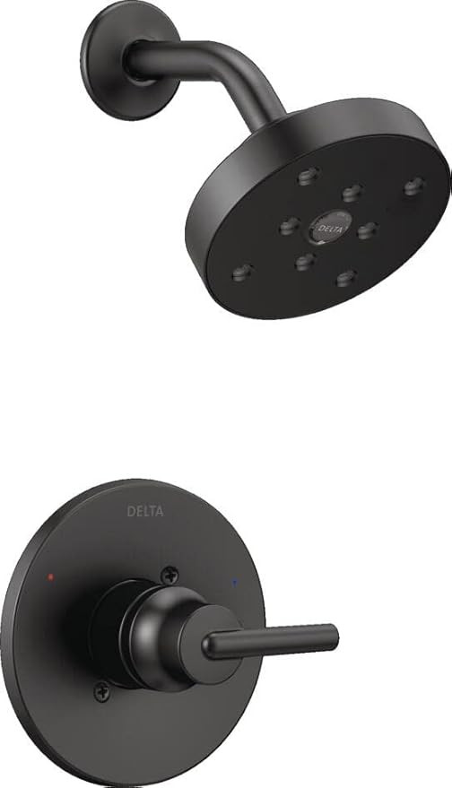 Amazon.com: Delta Faucet Trinsic 14 Series Single-Function Shower Trim Kit with Single-Spray H2Ok... | Amazon (US)