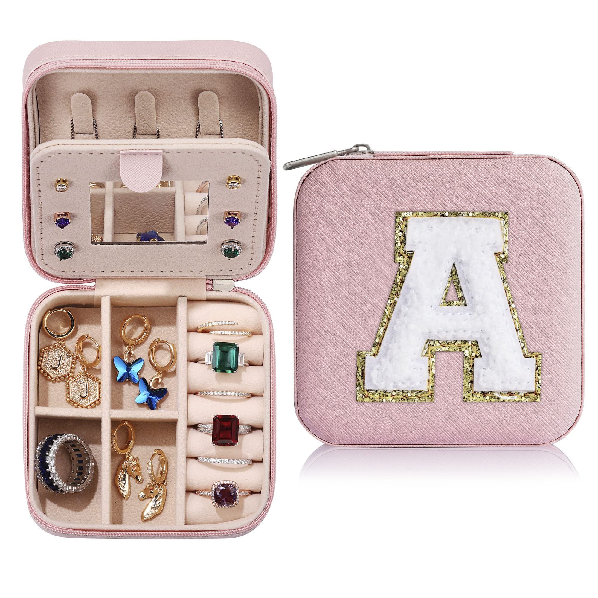 Yqljew Graduation Gifts for Her - Travel Jewelry Case for Women, Small Jewelry Travel Case| Mini Jew | Amazon (US)