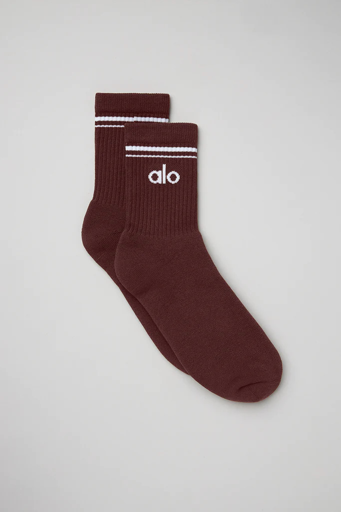 Unisex Half-Crew Throwback Sock | Alo Yoga (US)