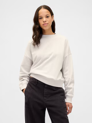 Heavyweight Oversized French Terry Sweatshirt | Gap (US)
