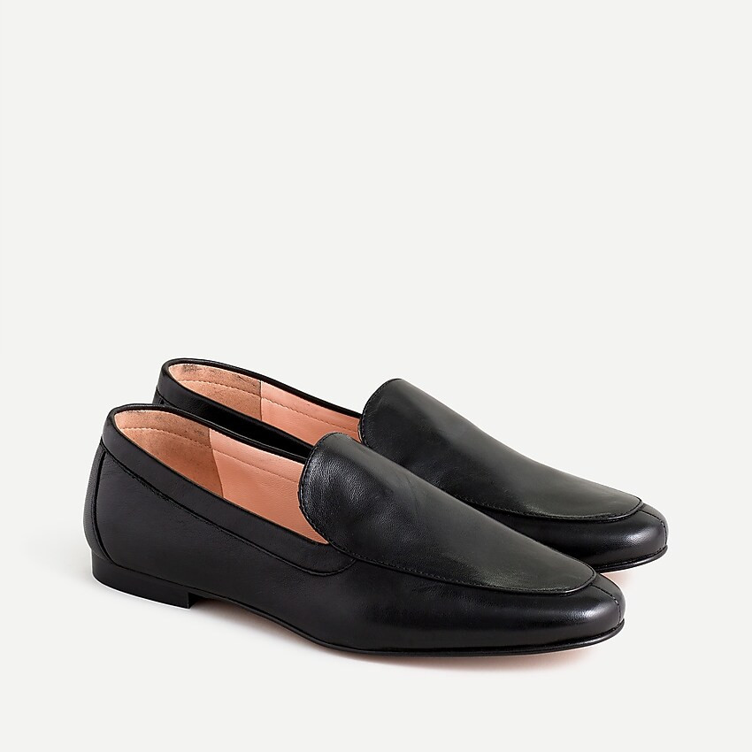 Cecile smoking slippers in leather | J. Crew US
