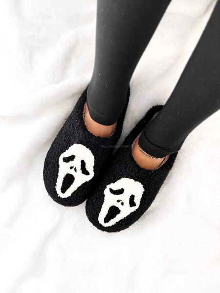 Obsessed with my Ghostface slippers!! Sooo cute and very true to size 

LTK Halloween. Halloween slippers. Halloween fashion. Halloween 2023. Amazon Halloween 

#LTKshoecrush #LTKSeasonal #LTKHalloween