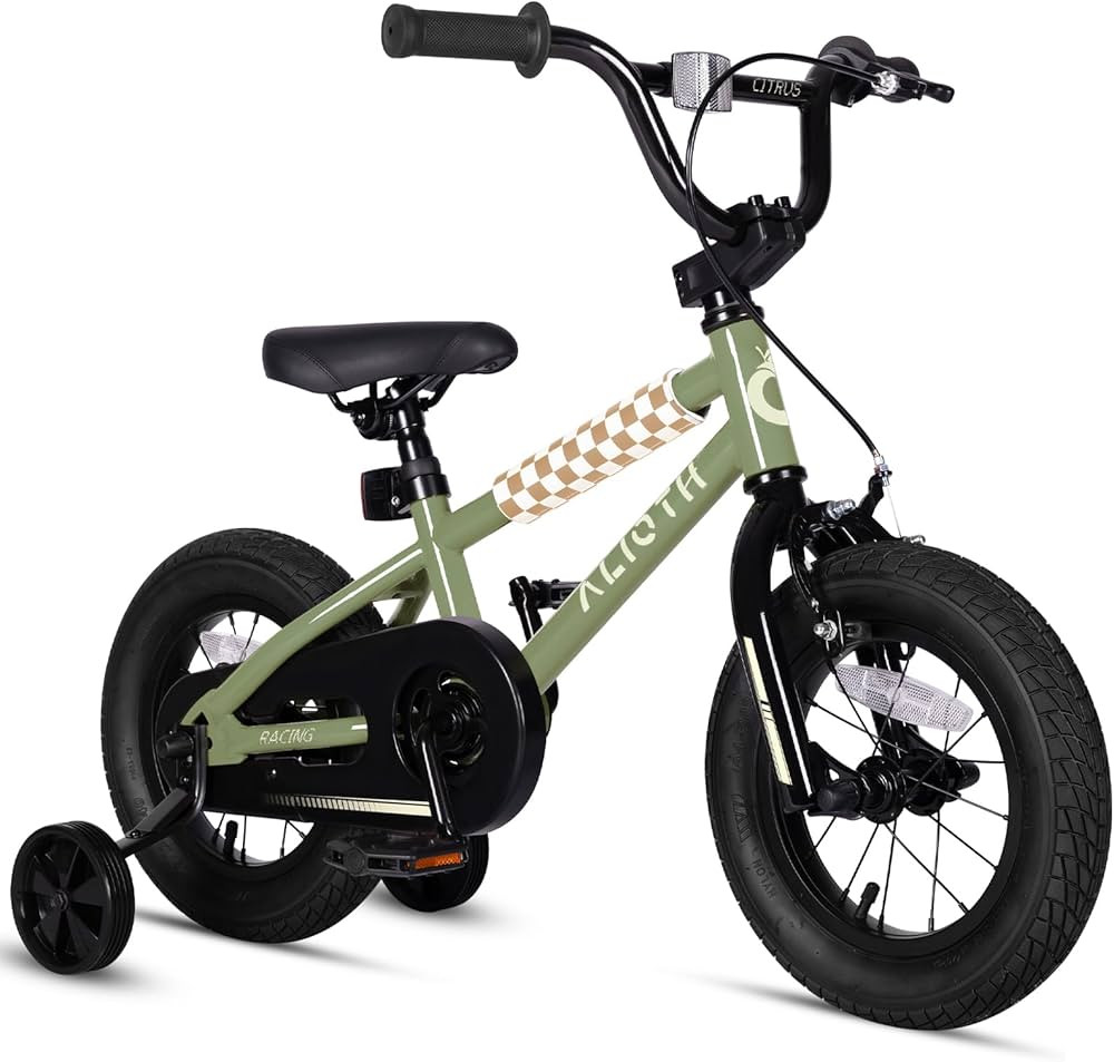 BMX Style Kids Bike for 2-8 Years Old Boys Girls Toddlers 12 14 16 Inches Bicycle with Training W... | Amazon (US)