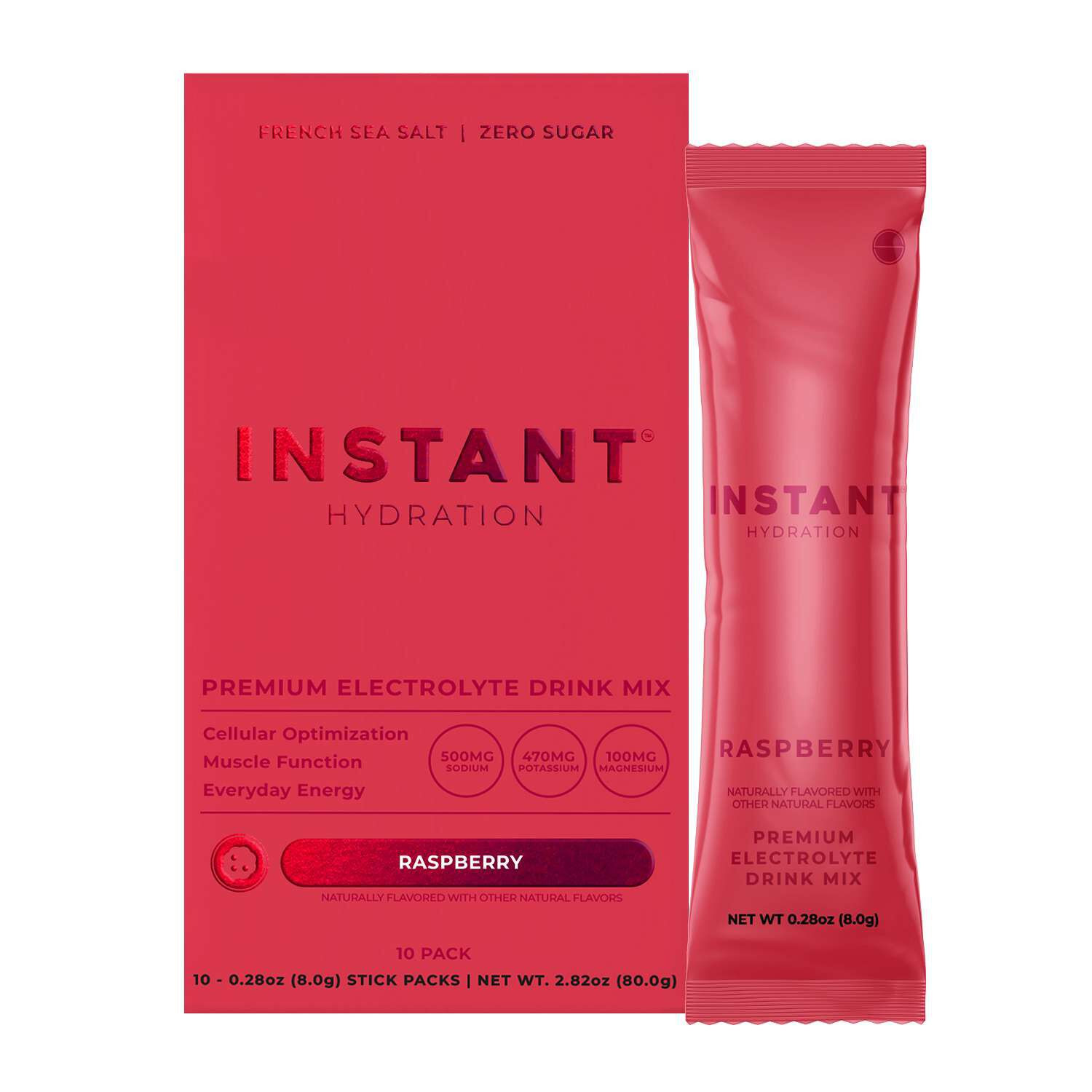 Premium Electrolyte Drink Mix - Raspberry (10 Pack) | GNC