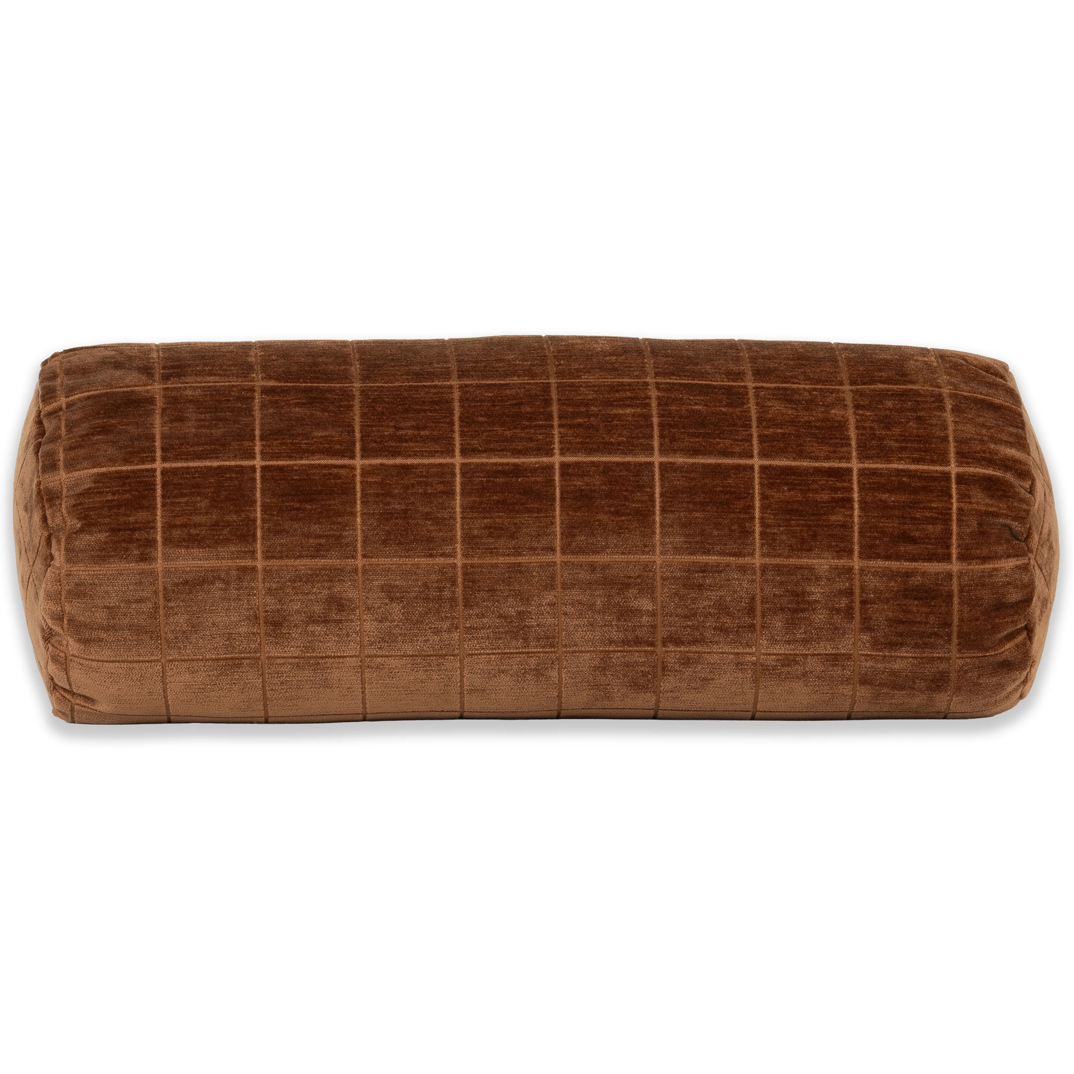 Otterville Velvet Grid Bolster Pillow | Joss & Main