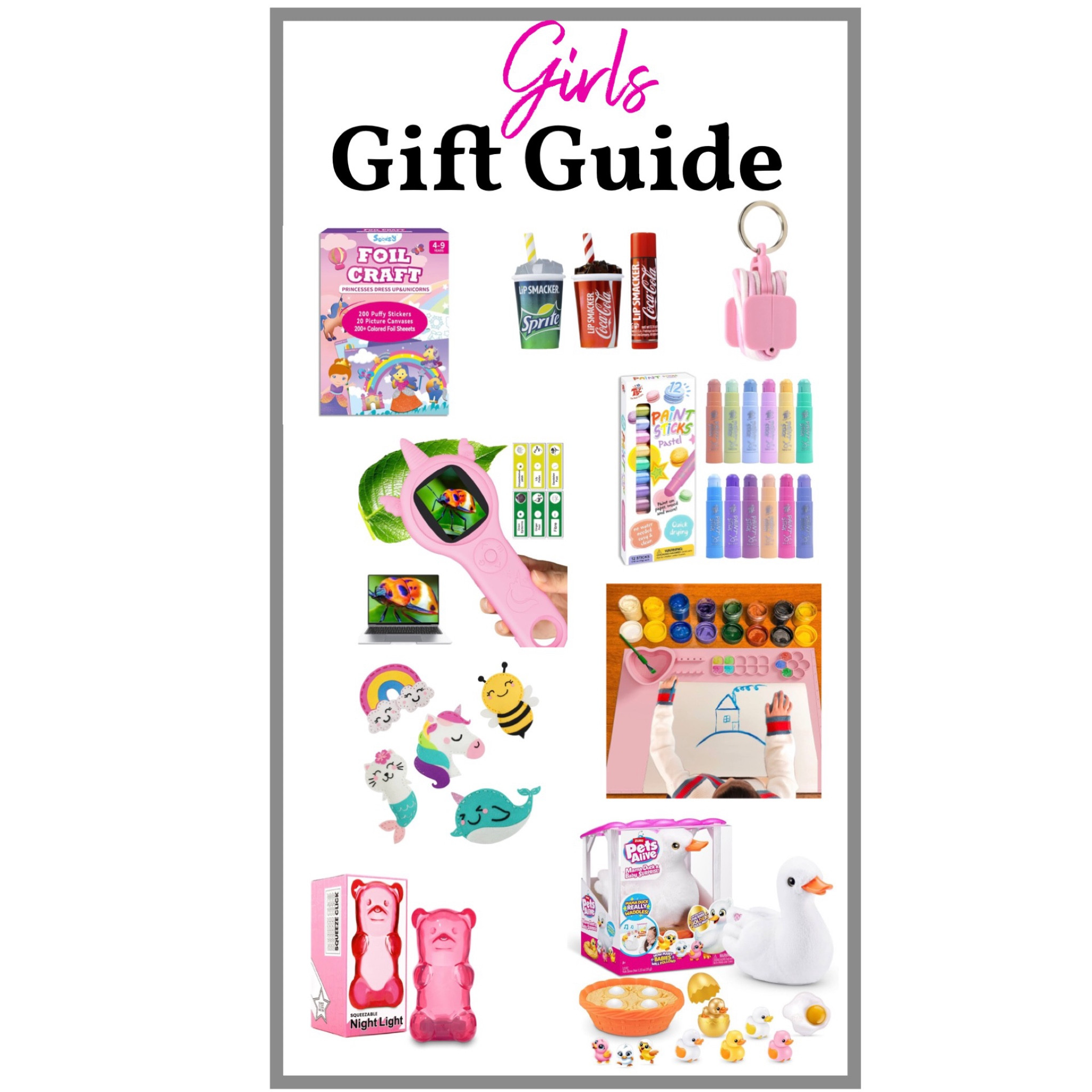 Girls Gift Guide

#girlsgiftguide #2024girlsgiftguide

#LTKFindsUnder50 #LTKHoliday #LTKGiftGuide