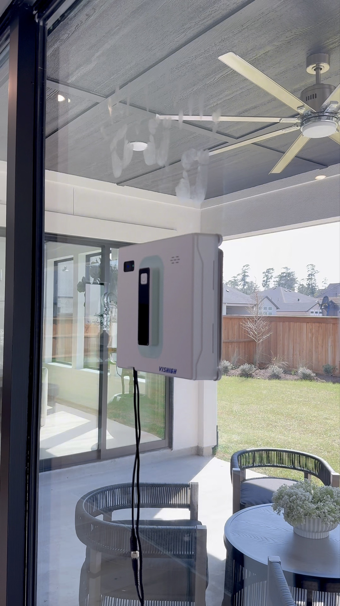 Probably my favorite gadget ever! 😆… plus - It only uses Water!!! I know right !?! I really had to put it to the test.… so I used Vaseline to create those hand prints😅 yup! The prints came off! So good!… trust me, I love my window sprays but nothing beats an automatic window cleaner 😆… plus, no more climbing ladders to clean your windows…. And you only need water! 🫢

I put it to the test (with all the Texan Pollen) - It cleans just as good outside as inside!  

It is both automatic & remote controlled so you target specific areas you’d like to clean. It can connect to your phone as well! 🤍❤️ Plus It has intelligent detect to prevent falls.

#LTKStyleTip #LTKHome #LTKSaleAlert