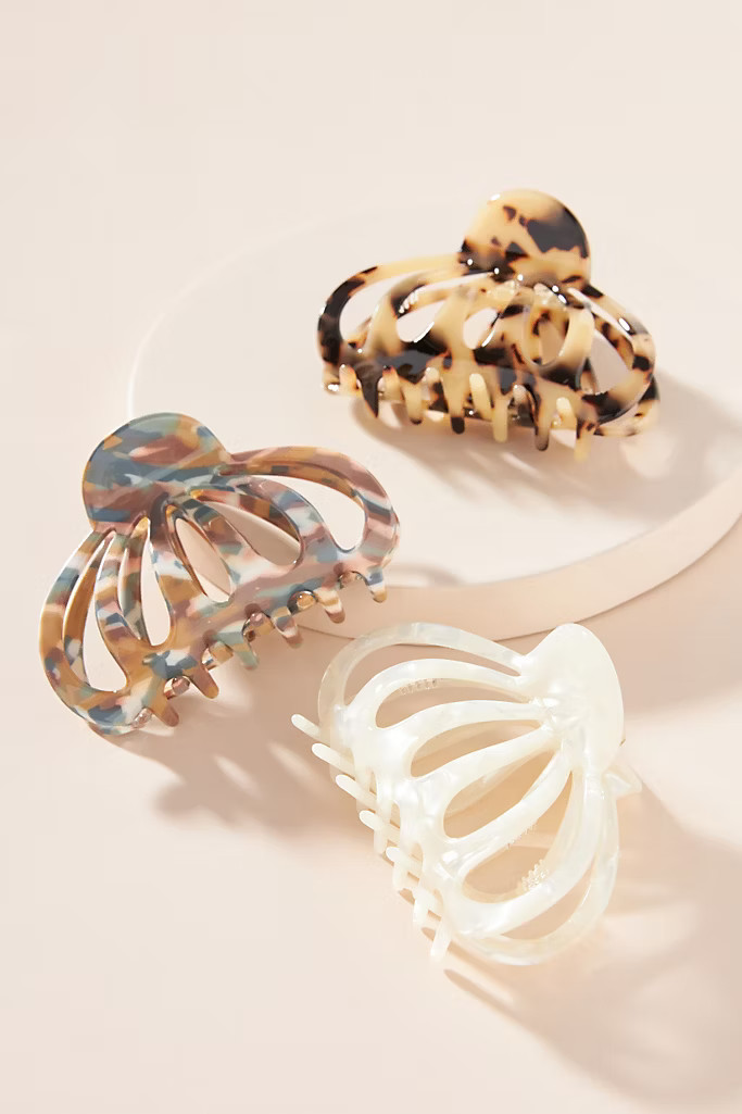 Aimee Claw Hair Clip Set | Anthropologie (US)