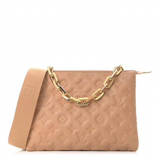 LOUIS VUITTON

Lambskin Embossed Monogram Coussin PM Camel | Fashionphile