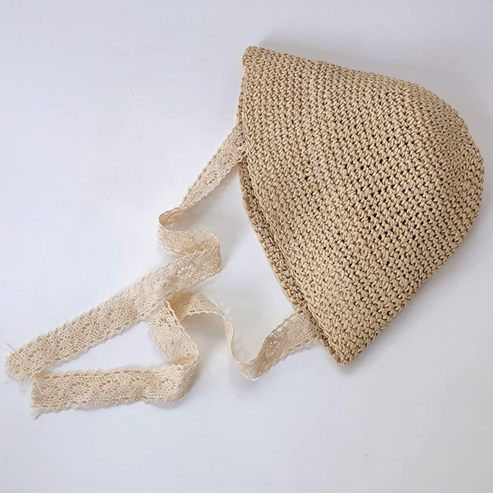 Straw Baby Hat Summer Toddler Girls Beach Sun Hat Little Girl Kids Summer Straw Hat Baby Sun Hat | Amazon (US)