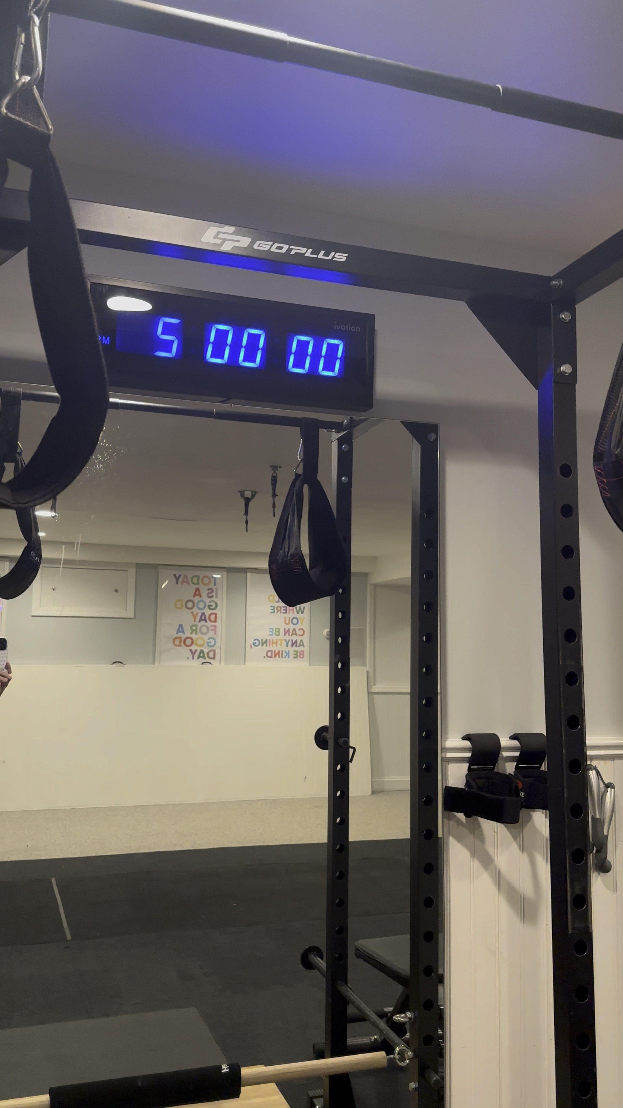 Home gym addition! Extra large clock with seconds to time your planks, squats & reps! Awesome gift for the person that has everything. Teenagers, college kids, New Year’s resolution, home workout, 

#LTKFindsUnder100 #LTKFitness #LTKGiftGuide