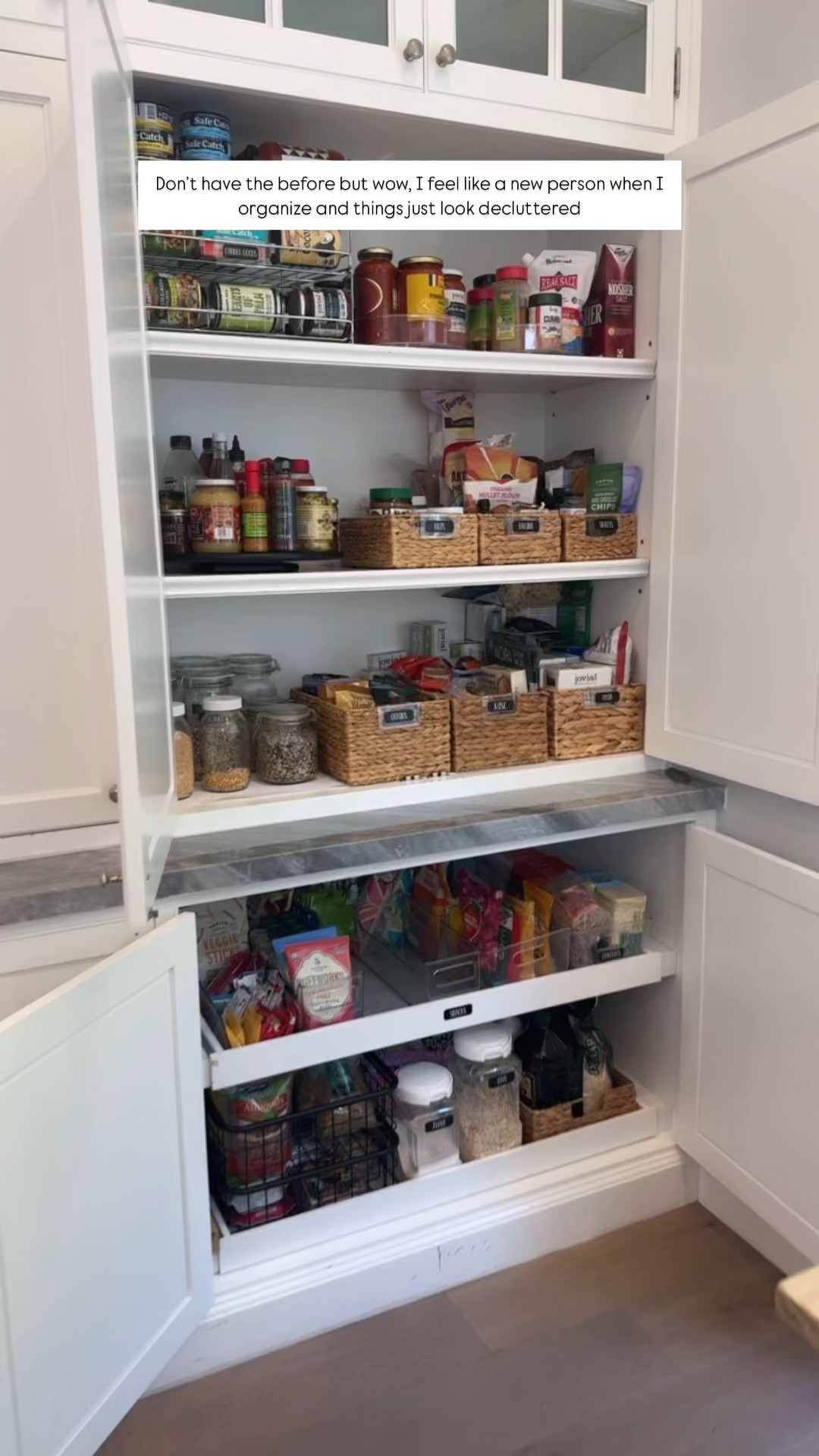 Spring cleaning in full force. Everything I use to organize my pantry has been there for the last 5 years and can be found on Amazon and the container store!

Mom finds
Organization 

#LTKSaleAlert #LTKHome