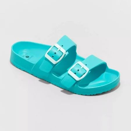 Women s Neida EVA Two Band Slide Sandals 10 Size - Shade & Shore™ 195994610127 | Walmart (US)