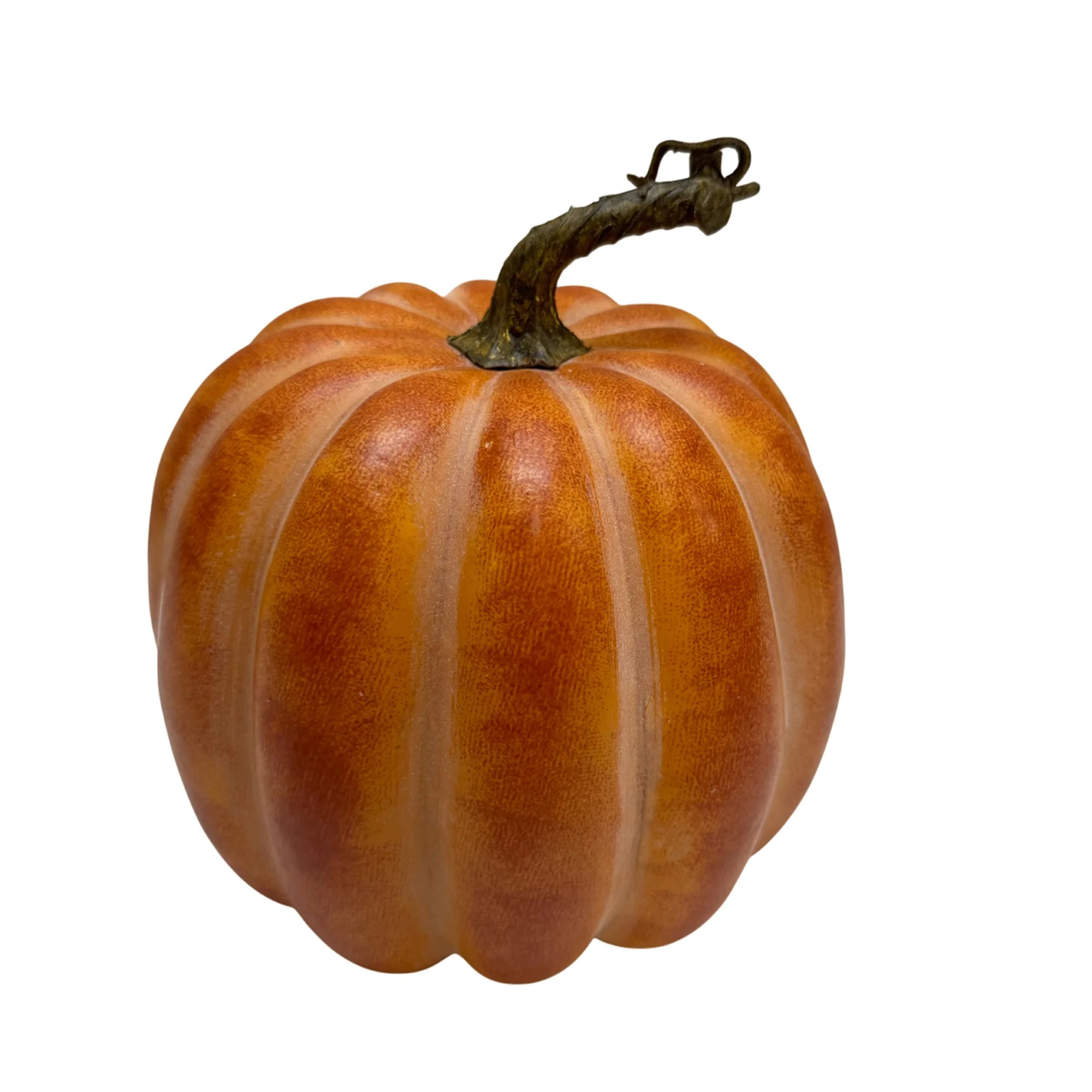 Foam Pumpkin Tabletop Decoration, Orange, 8", Harvest by Way To Celebrate | Walmart (US)