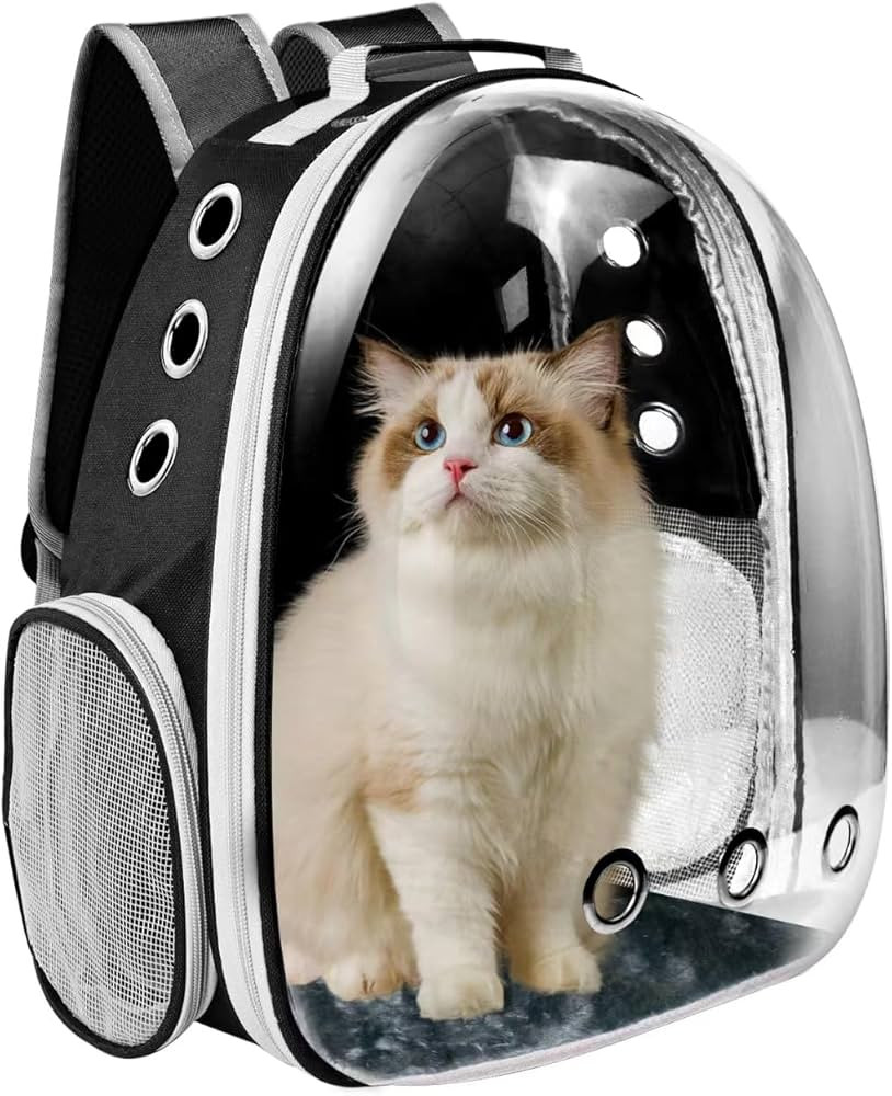 Cat Backpack Carrier, Pet Cat Carrier with Ventilated Design for Carrying Puppy Cats, Pet Carrier... | Amazon (US)