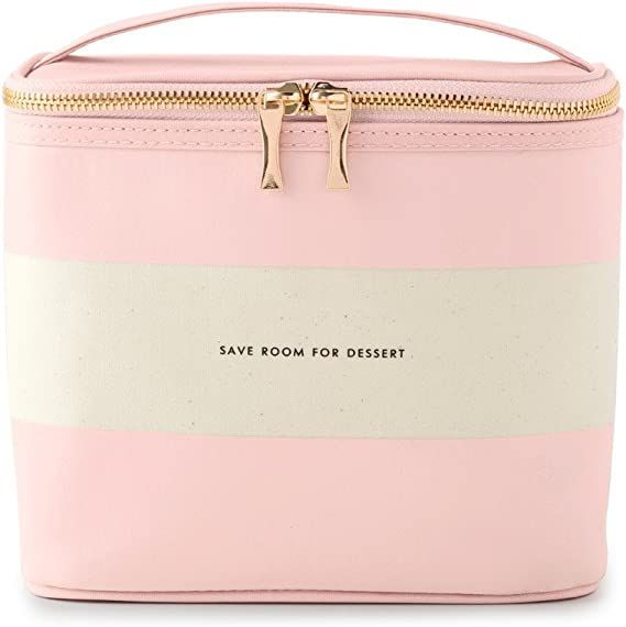 Kate Spade New York Insulated Lunch Tote, Blush Rugby Stripe | Amazon (US)