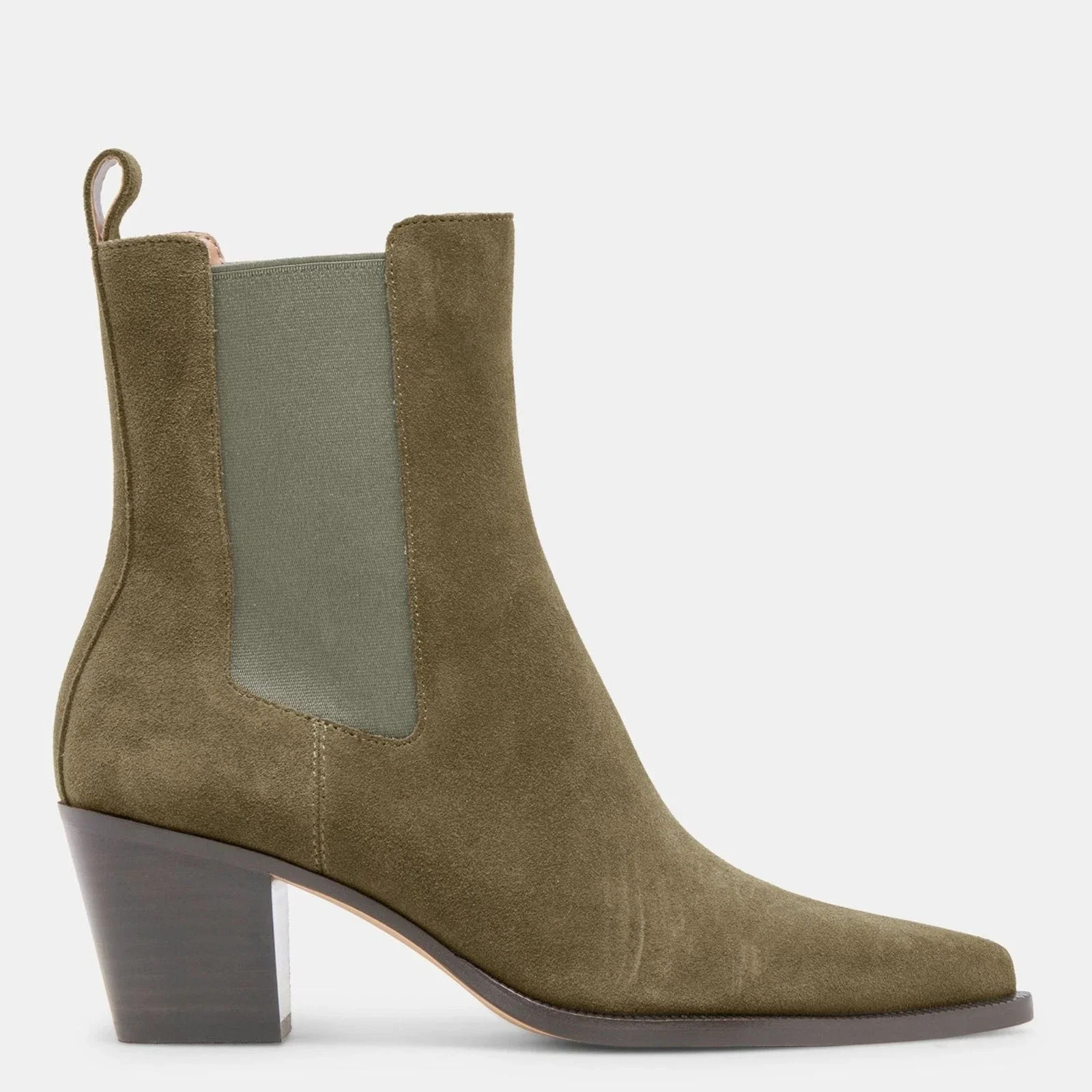 Women's Dolce Vita Shadie H2O Boot Green Waterproof Pointed Toe Bootie ZAP1712 | Shop Simon