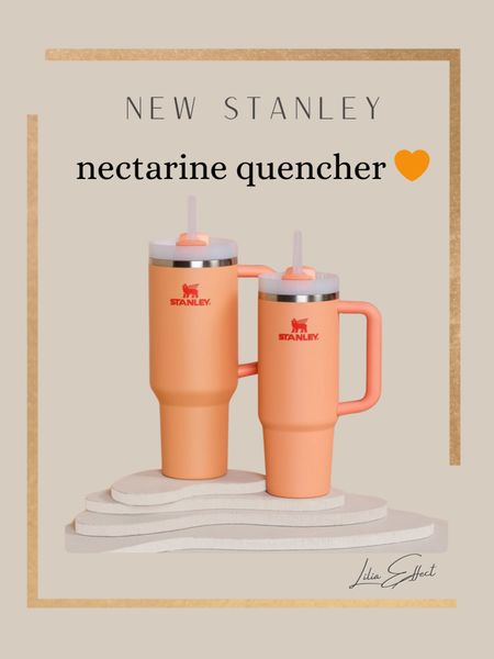 Just Dropped: Stanley Quencher Tumbler in juicy color of Nectarine 🧡

Spring new arrival • Stanley tumbler 

#LTKSeasonal #LTKstyletip