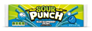 Kroger - Sour Punch® Blue Raspberry Candy Straws, 4.5 oz | Kroger