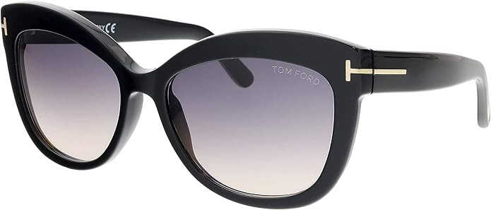 Tom Ford FT0524 01B Shiny Black Alistair Cats Eyes Sunglasses Lens Category 2 S | Amazon (US)