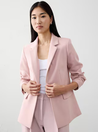 Double Weave Blazer | Banana Republic Factory