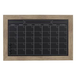 Beatrice Monthly Chalkboard Calendar Memo Board | The Home Depot