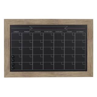 Beatrice Monthly Chalkboard Calendar Memo Board | The Home Depot