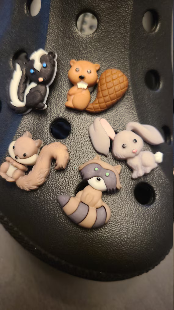 Croc Shoe Charms Forest Animals Teens Adults Unisex | Etsy | Etsy (US)