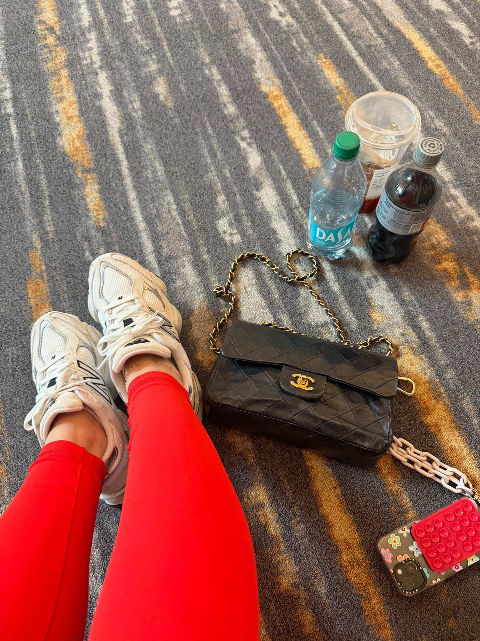 Cheer mom essentials 🥤🫶🏼 comfy shoes and leggings are a must 

#LTKmomlife #LTKgrwm #LTKootd