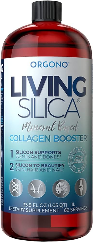 Orgono Living Silica Collagen Booster Liquid | Vegan Collagen Boosting Drink | Supports Healthy C... | Amazon (US)