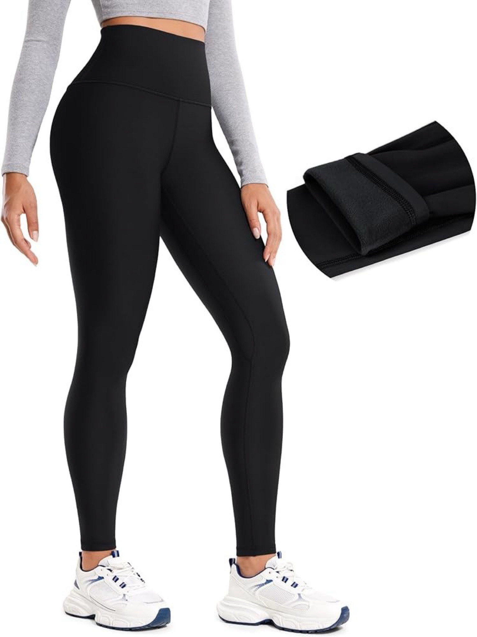 CRZ YOGA Thermal Fleece Lined Leggings Women 28'' - Winter Warm Workout Hiking Pants High Waisted Yoga Tights Full Length

#LTKActive #LTKSaleAlert #LTKCyberWeek