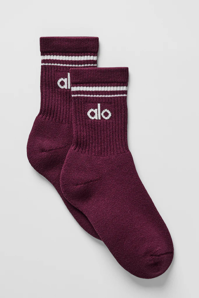 Unisex Half-Crew Throwback Sock | Alo Yoga (US)
