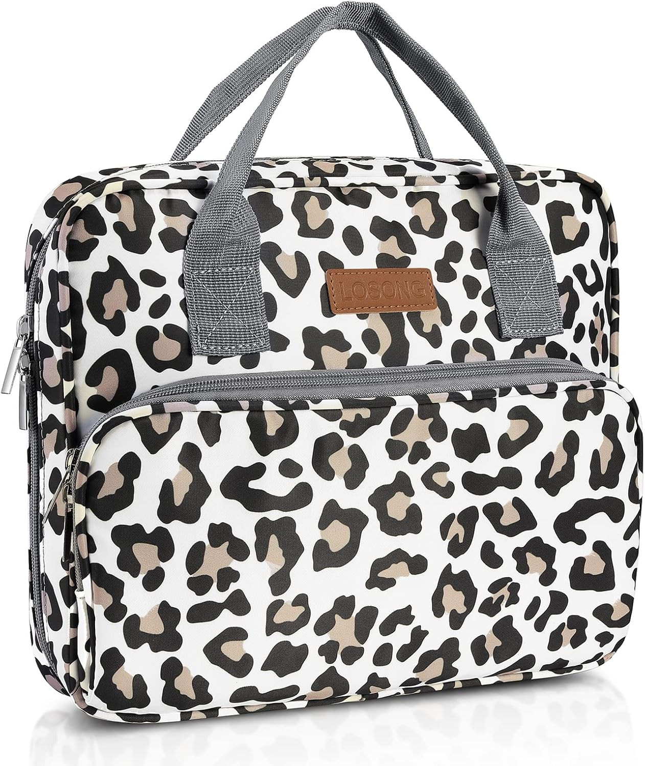 Bible Cover for Women, Losong Large Bible Carrying Book Case with Durable Handle & Multi-Pockets ... | Amazon (US)