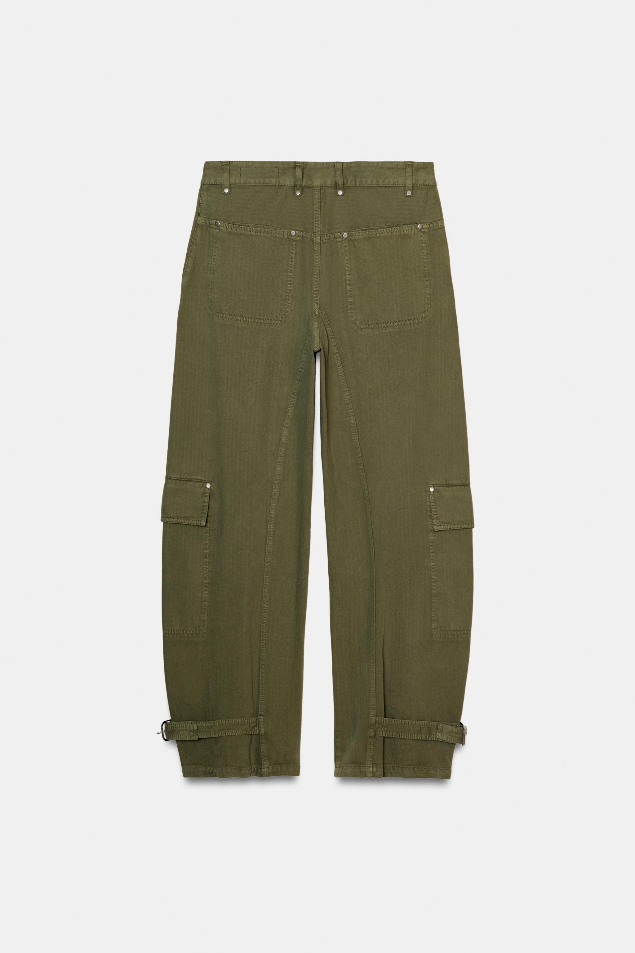 ZW COLLECTION BARREL CARGO TROUSERS | Zara UK