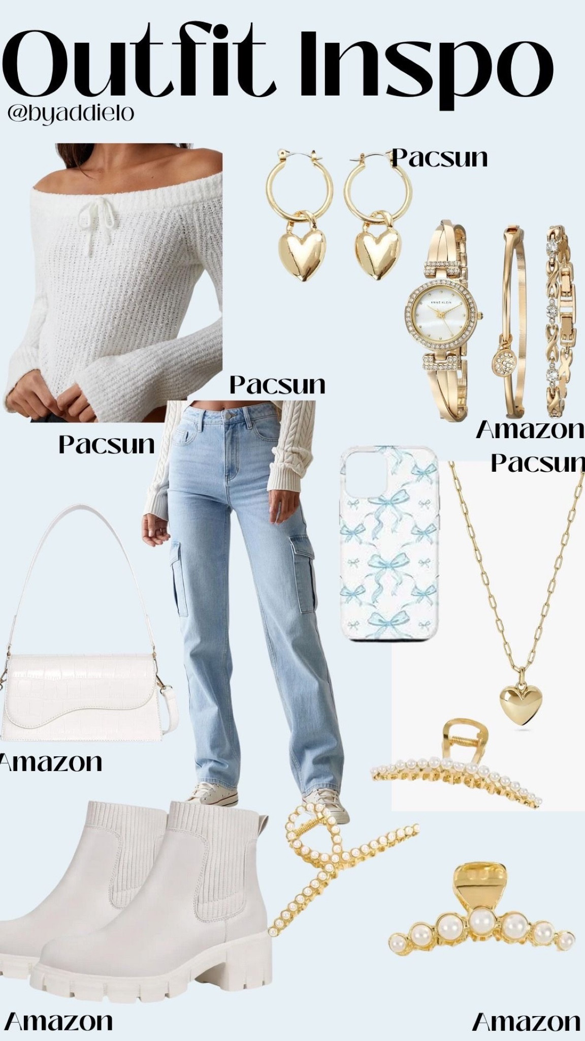 Loving both amazon and pacsun recently! here’s a quick fit to dress up or down and plenty of accessories to go with<3

#LTKGiftGuide #LTKbeauty #LTKstyletip