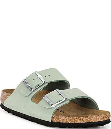 Birkenstock Women's Arizona Suede Banded Slide Sandals - 9 | Dillard's