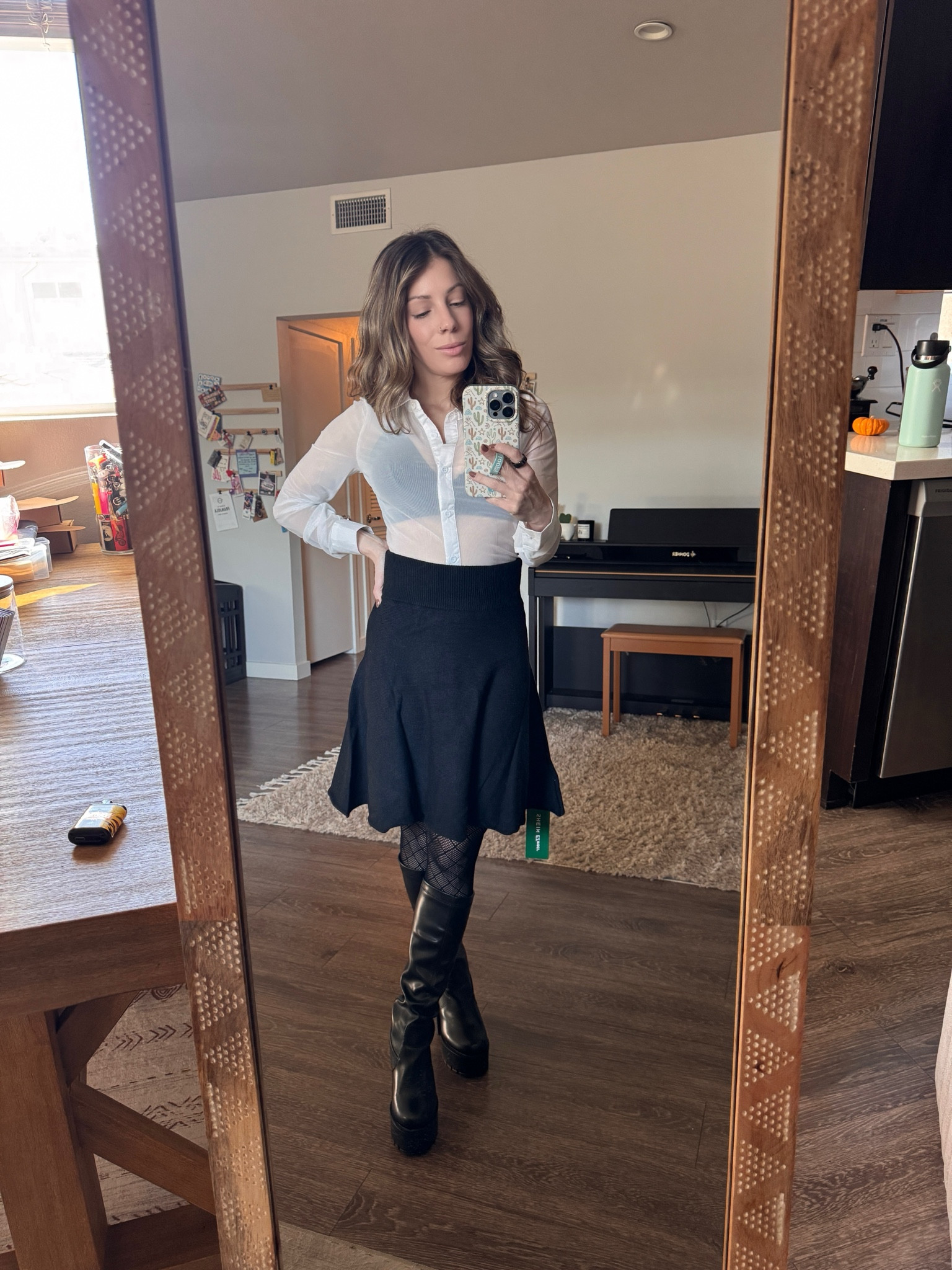 The skirt is a little long for my liking, but it does fold over if you like the look of that! 

#LTKParties #LTKFindsUnder50 #LTKHoliday