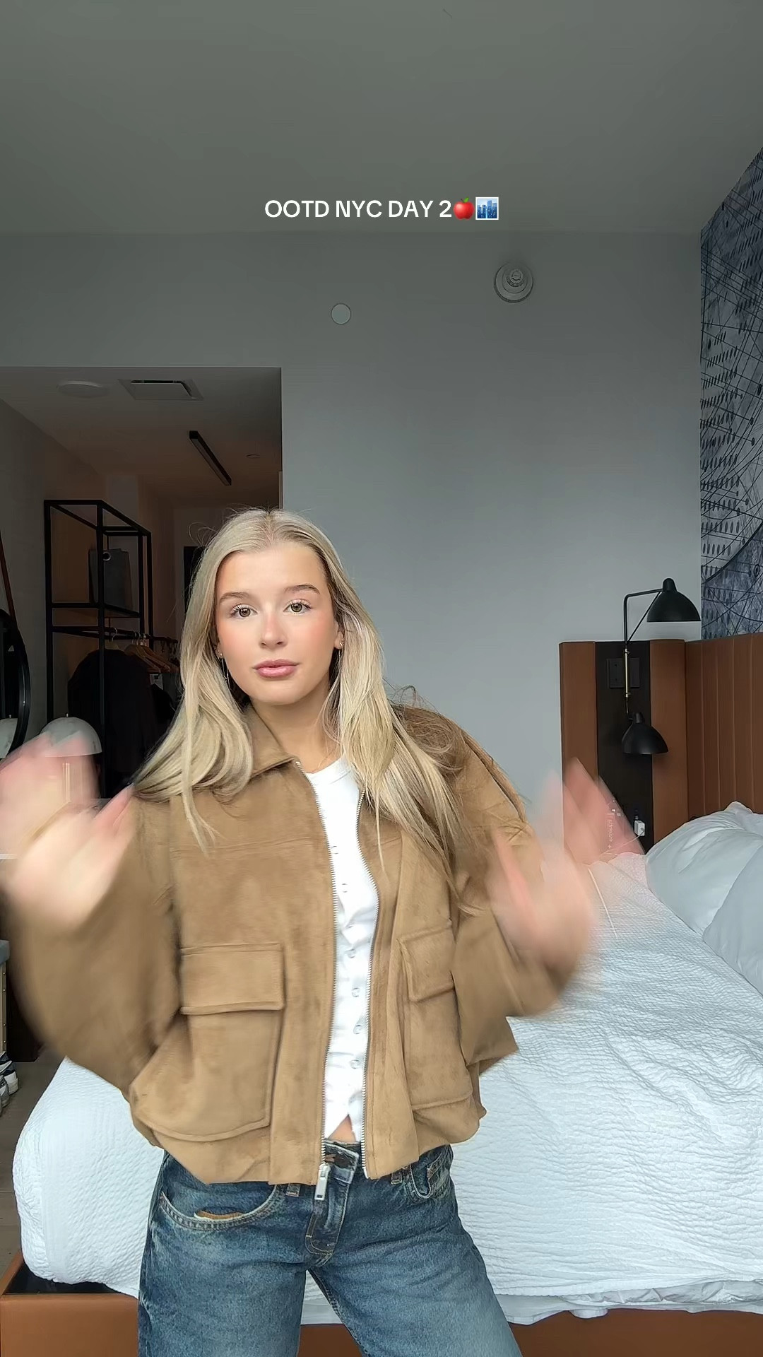 New York fit day 1🍎🏙️ 

#LTKspring #LTKjeans #LTKtravel