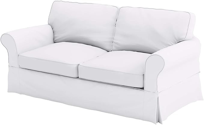 The Cotton Sofa Cover (Width: 81”~ 85”, Not 92” !) Fits Pottery Barn PB Comfort Roll ARM So... | Amazon (US)