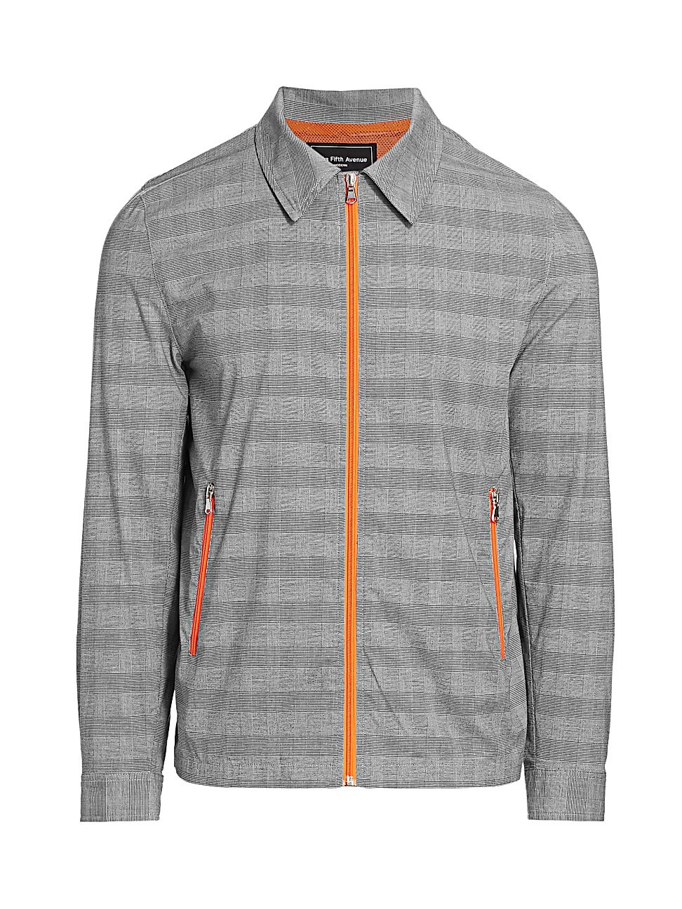 Nominee Men's Glen Plaid Bomber - Grey - Size XXL | Saks Fifth Avenue