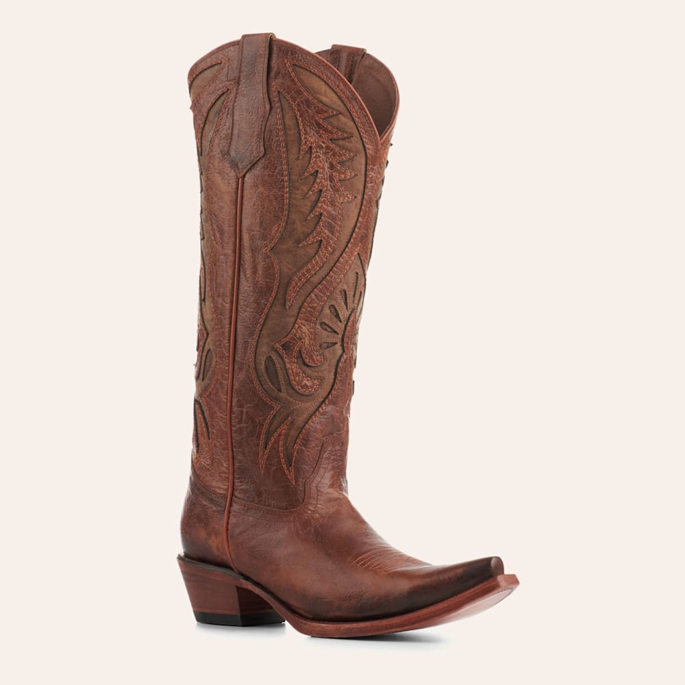 Circle G by Corral Women's Bronze with Inlays Snip Toe Cowboy Boots | Cavender's