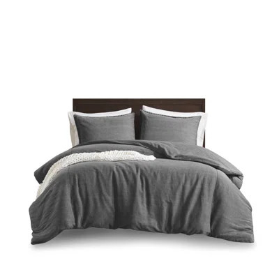 Premium Cotton Bedding Sets, Stone-washed Full/queen Duvet, Rustic Elegance For All Seasons | Wayfair North America