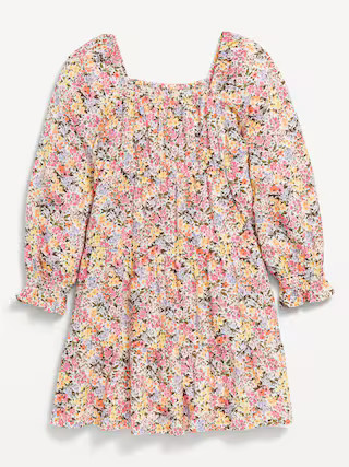 Long-Sleeve Fit and Flare Dress for Girls | Old Navy (US)