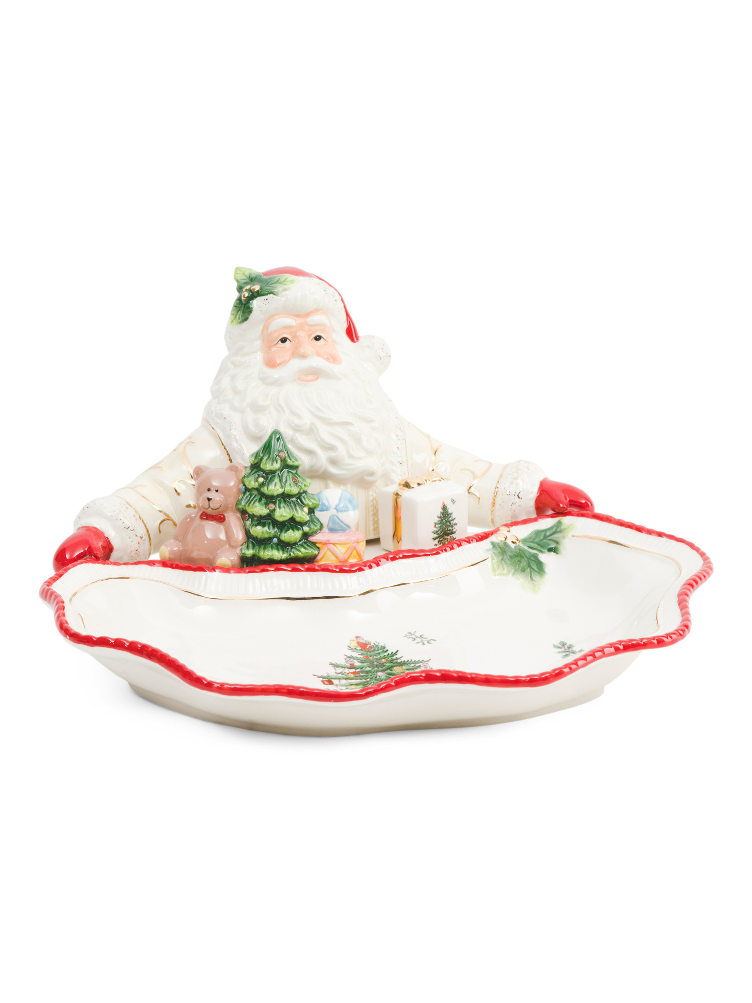12.25in Figural Santa Serving Dish | TJ Maxx